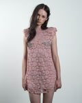 Lace Shoulder Dress