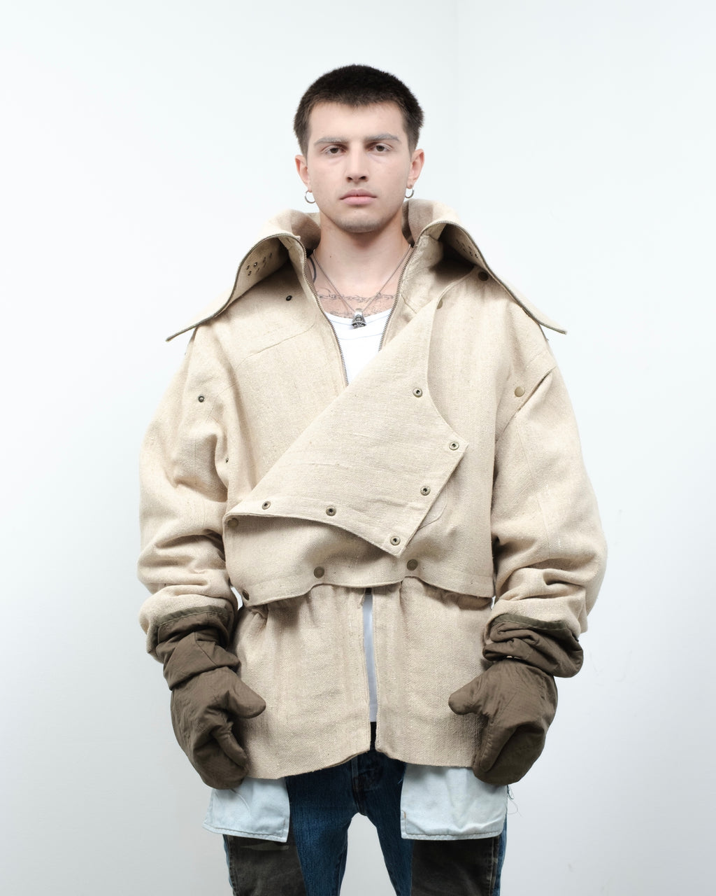 Rough Linen Parka