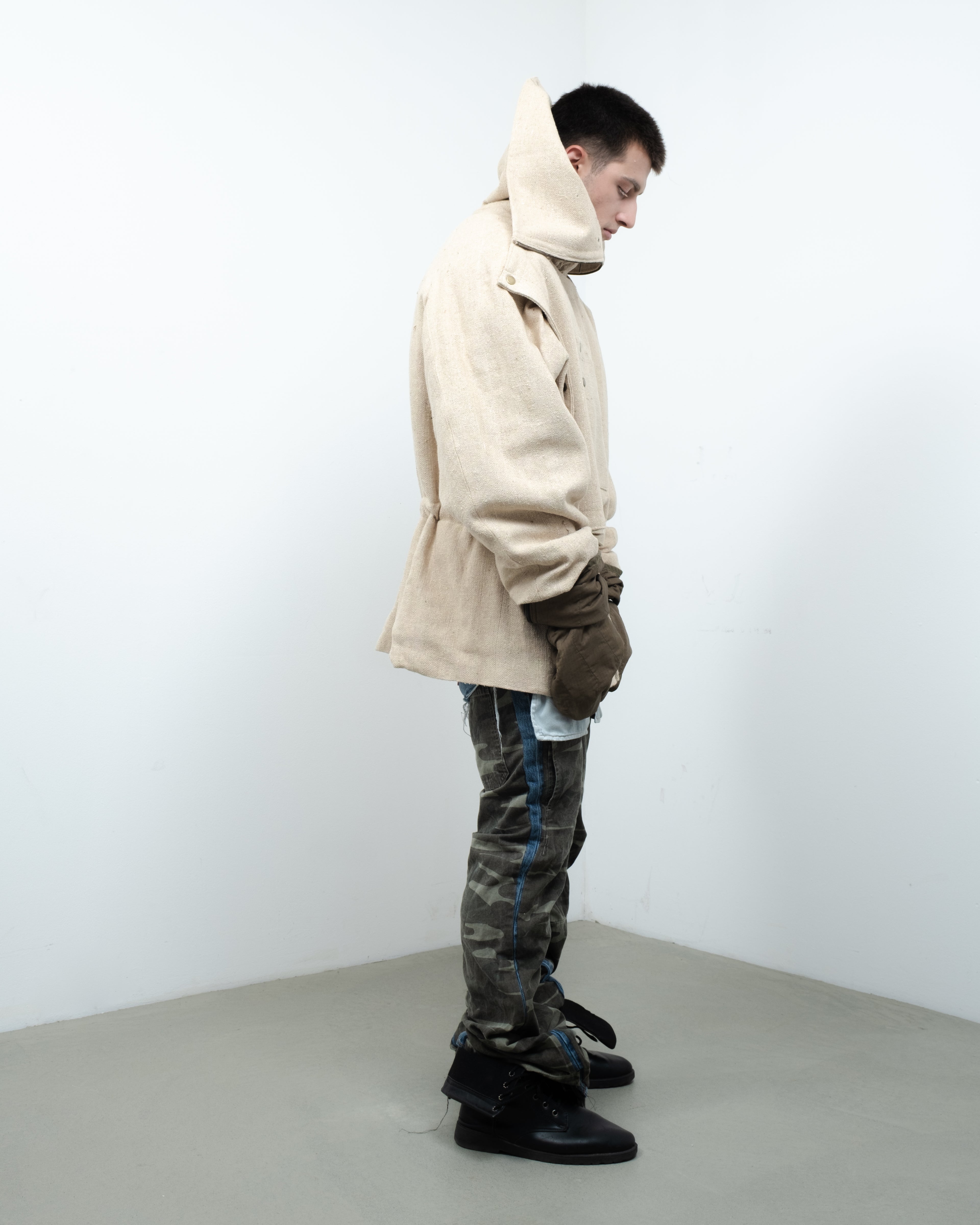 Rough Linen Parka